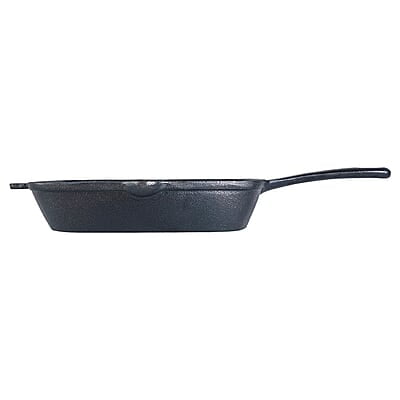 Wonderchef Forza Cast-iron 26 cm Grill Pan, Pre-Seasoned Cookware, Induction Friendly, 3.8 mm Wonderchef Forza Cast-iron 26 cm Grill Pan, Pre-Seasoned Cookware, Induction Friendly, 3.8 mm