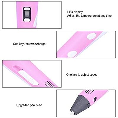 D Pen for Kids with USB Cable and Filament in 3D Printing Pen|3D Pen with USB Cable