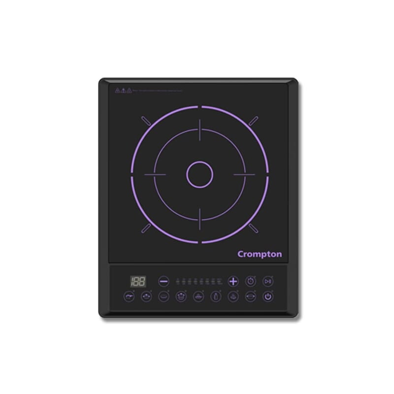 Crompton Instaserve 1900 W Induction Cooktop with Tactile Push Buttons