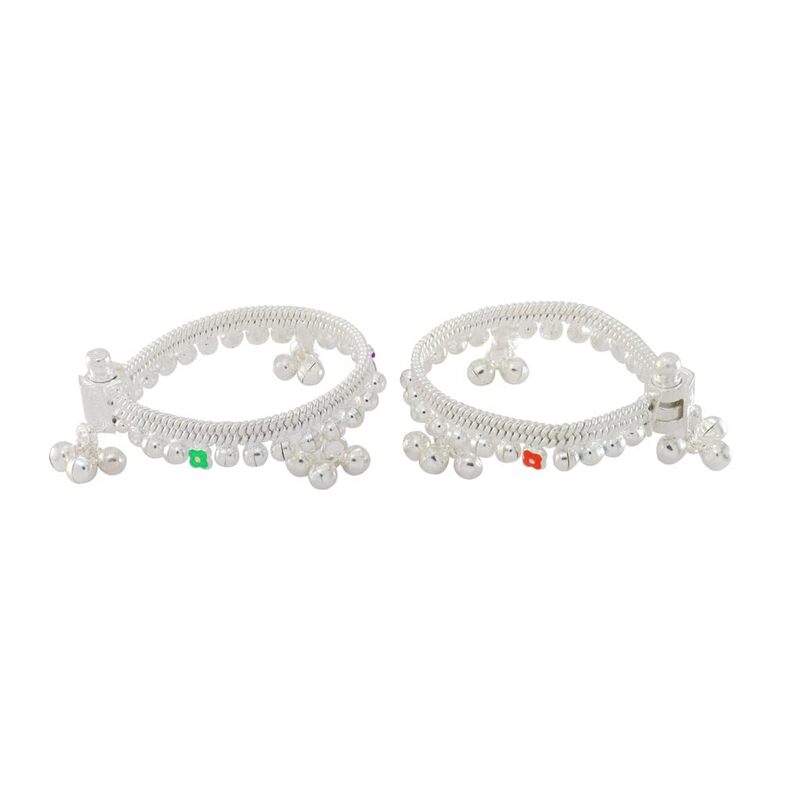 silver Blow and Silver Baby Anklet/Payal set silver Blow and Silver Baby Anklet/Payal set