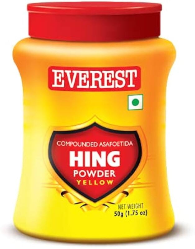Everest Hing - Asafoetida Powder - Yellow, 50 grams Everest Hing - Asafoetida Powder - Yellow, 50 grams