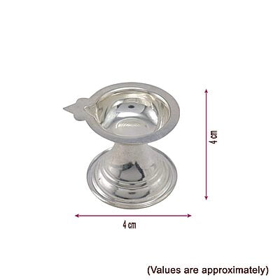 Traditional Silver Diya Sets