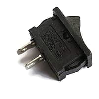 Mini Rocker Switch Button - 1A 2 Terminal On/Off Electrical Switch Mini Rocker Switch Button - 1A 2 Terminal On/Off Electrical Switch