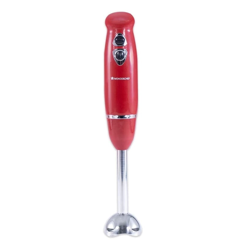 Wonderchef Crimson Edge 400 W Electric Hand Blender 2 Speed Selection Wonderchef Crimson Edge 400 W Electric Hand Blender 2 Speed Selection