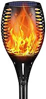 JUPITER FULL SIZE MASHAL FLAME LAMP Waterproof Outdoor Lamp Auto On/Off Solar Lighting