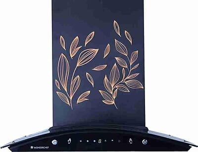 Wonderchef Ruby Curve Flora 60 cm Auto Clean Wall Mounted Chimney (Black 1200 CMH) Wonderchef Ruby Curve Flora 60 cm Auto Clean Wall Mounted Chimney (Black 1200 CMH)