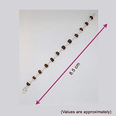 Silver Tied Rudraksha Bracelet