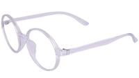 Unisex Round Large Spectacle Frames. Transparent Color Frame. Unisex Round Large Spectacle Frames. Transparent Color Frame.