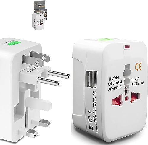 International Worldwide Adapter 125V 6A & 13A (China/Europe/UK/USA/India) International Worldwide Adapter 125V 6A & 13A (China/Europe/UK/USA/India)