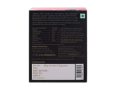 SMOOR Premium Strawberry Nougat Bar Gift Hamper Special Occasions Pack of 15