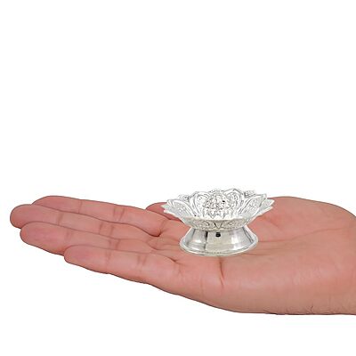 Silver Lotus Agarbatti Stand Silver Lotus Agarbatti Stand