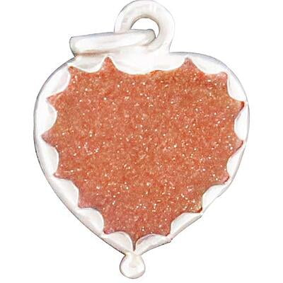Rajavarthi Stone Sterling Silver Pendant/Dollar