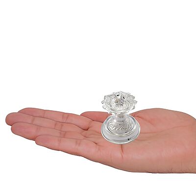 Silver Lotus Agarbatti Stand 18g Silver Lotus Agarbatti Stand 18g
