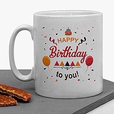 Happy Birthday to You Printed Ceramic Coffee Mug with Coaster Happy Birthday to You Printed Ceramic Coffee Mug with Coaster