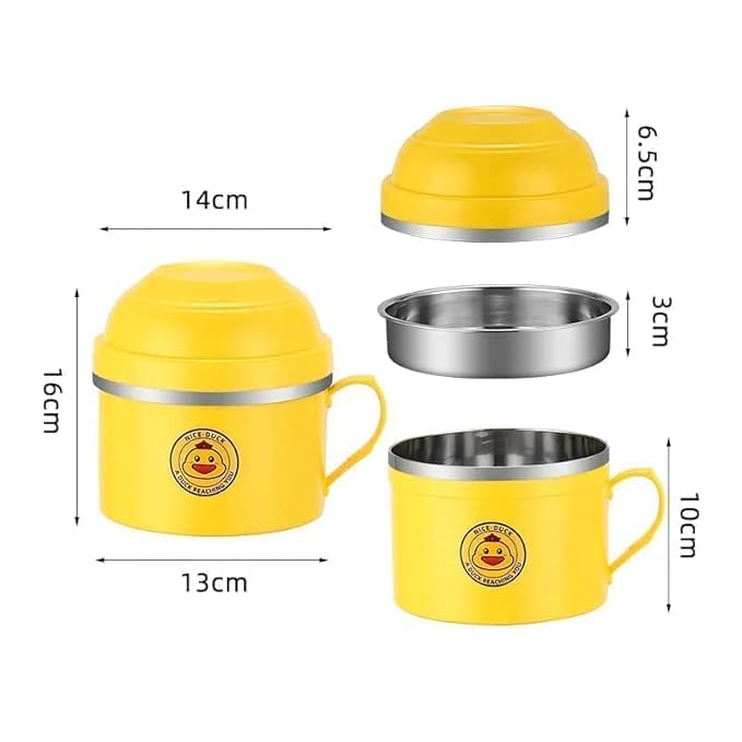 Duck Stainless Steel Noodles Cup Bowl Duck Stainless Steel Noodles Cup Bowl
