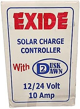 EXIDE 10 Amp 12/24 Volt Solar Charge Controller EXIDE 10 Amp 12/24 Volt Solar Charge Controller