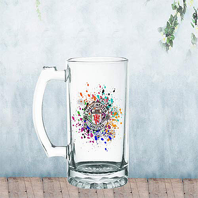 Sublimation Printed Clear Beer Mug With United Colour! Printed Unique Beer Mug Sublimation Printed Clear Beer Mug With United Colour! Printed Unique Beer Mug