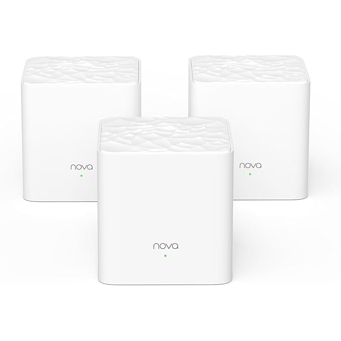Tenda MW3 Whole Home Mesh WiFi System - AC1200 Dual-Band, 3500 sq.ft Coverage, App Control for Seamless Home Internet (White, Set of 3) Tenda MW3 Whole Home Mesh WiFi System - AC1200 Dual-Band, 3500 sq.ft Coverage, App Control for Seamless Home Internet (White, Set of 3)