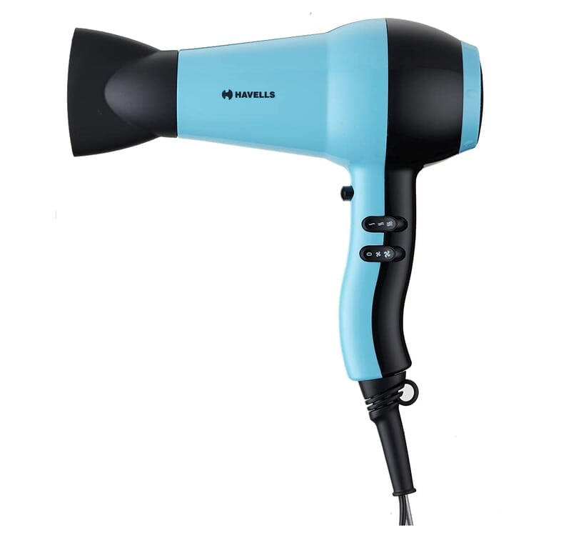 Havells 2000W Hair Dryer 2 Heat Settings (Hot/Warm) With Cool Shot Heat Balance Technology Havells 2000W Hair Dryer 2 Heat Settings (Hot/Warm) With Cool Shot Heat Balance Technology