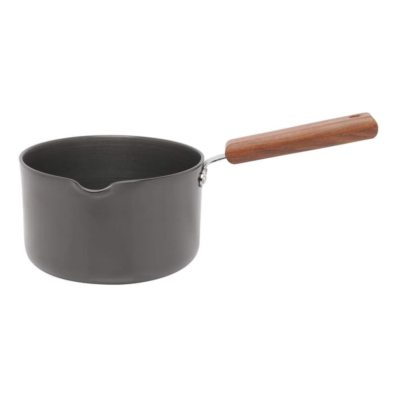 Wonderchef Ebony Hard Anodized Nonstick Sauce Pan 16cm Non Stick Sauce Pan 2L 3.25 mm Wonderchef Ebony Hard Anodized Nonstick Sauce Pan 16cm Non Stick Sauce Pan 2L 3.25 mm