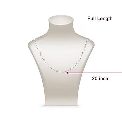 Glossy finish Sterling Silver Chain