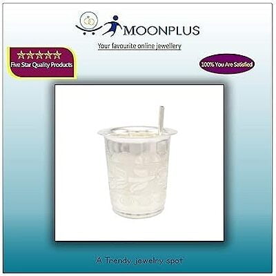 Silver Tumbler , Glass with straw Silver Tumbler , Glass with straw