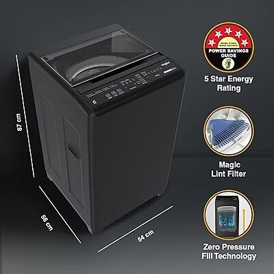 Whirlpool 6 Kg 5 Star Royal Fully-Automatic Top Loading Washing Machine Whirlpool 6 Kg 5 Star Royal Fully-Automatic Top Loading Washing Machine