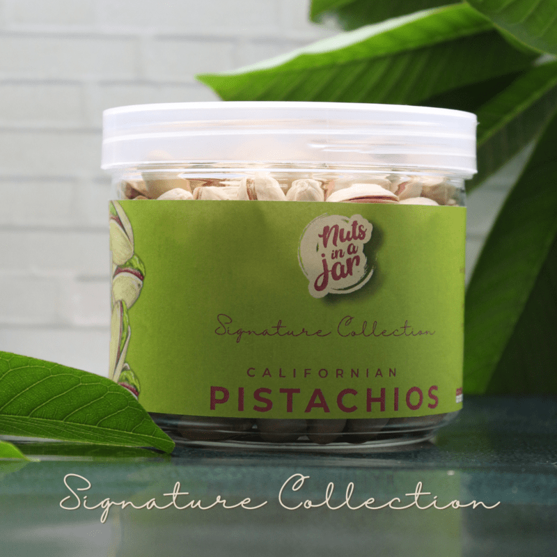 Nuts in a Jar Californian Pistachios Signature collection 250 Grams Nuts in a Jar Californian Pistachios Signature collection 250 Grams