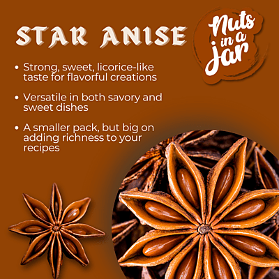 Aromatic Spices Star anise 100 Grams Aromatic Spices Star anise 100 Grams
