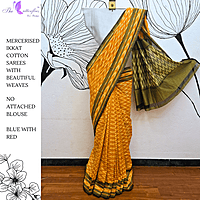 IKKAT MERCERISED COTTON SAREE BGHSDIC23318 IKKAT MERCERISED COTTON SAREE BGHSDIC23318