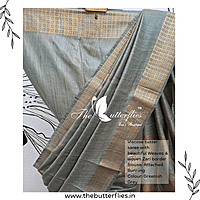 VISCOSE TUSSER SAREE YBRSTUS23380 VISCOSE TUSSER SAREE YBRSTUS23380