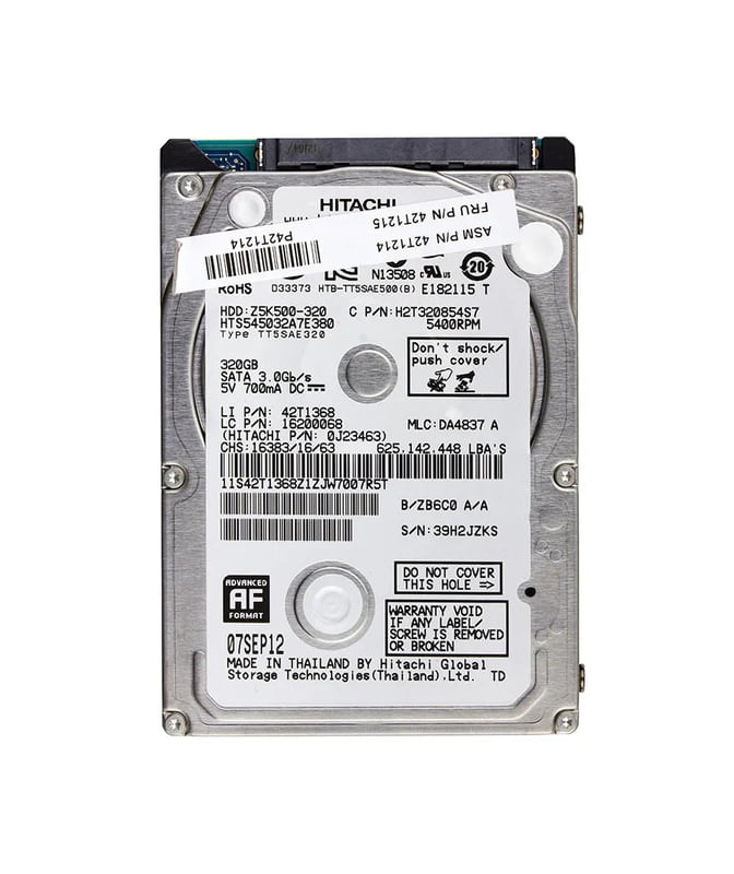 HITACHI Hard Disk SATA Laptop 320GB (42T1368) HITACHI Hard Disk SATA Laptop 320GB (42T1368)