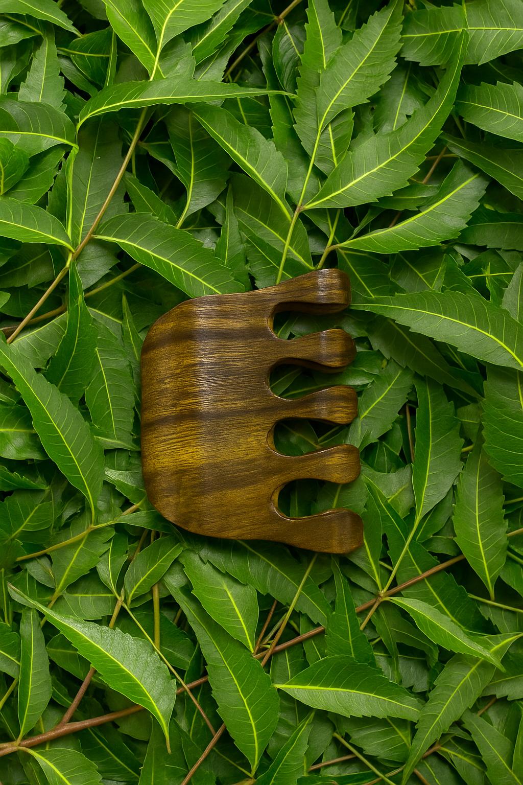 Neem Wooden Scalp Massager Neem Wooden Scalp Massager