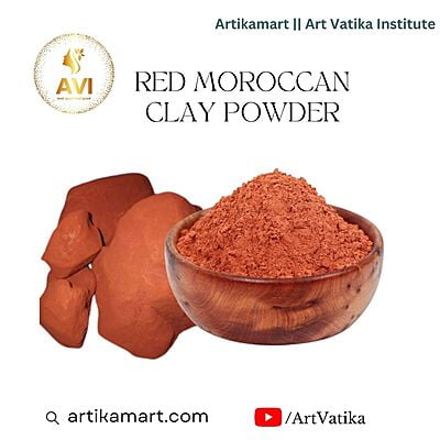 Red Moroccan Clay Powder Red Moroccan Clay Powder