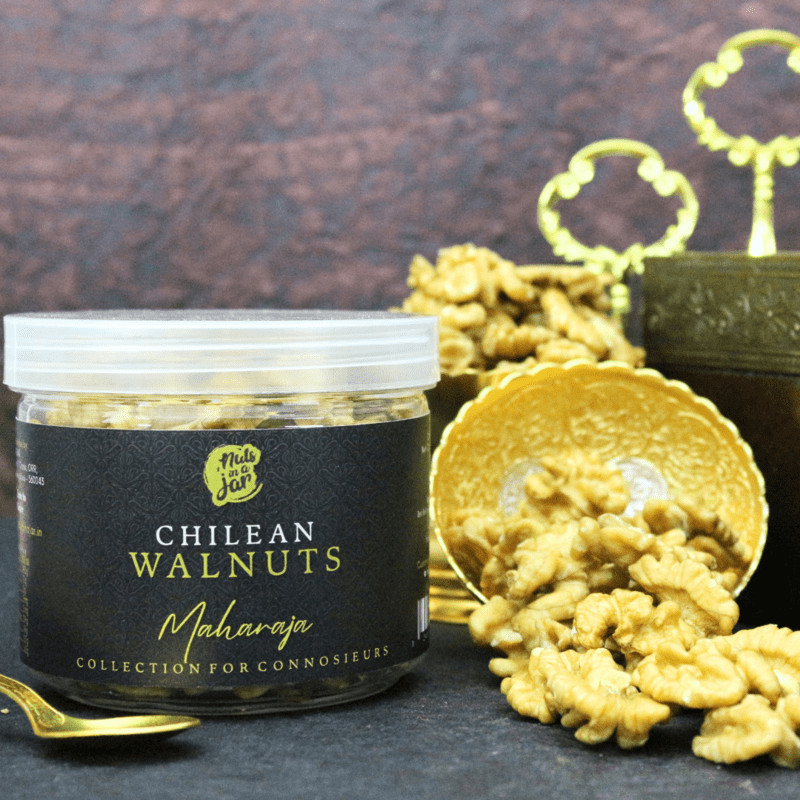 Nuts in a Jar Maharaja Chilean Walnuts 200 Grams Nuts in a Jar Maharaja Chilean Walnuts 200 Grams