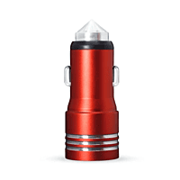 Champion Dual Port USB Metallic Fast Car Charger 2.4A For All Android And Apple Phones Champion Dual Port USB Metallic Fast Car Charger 2.4A For All Android And Apple Phones