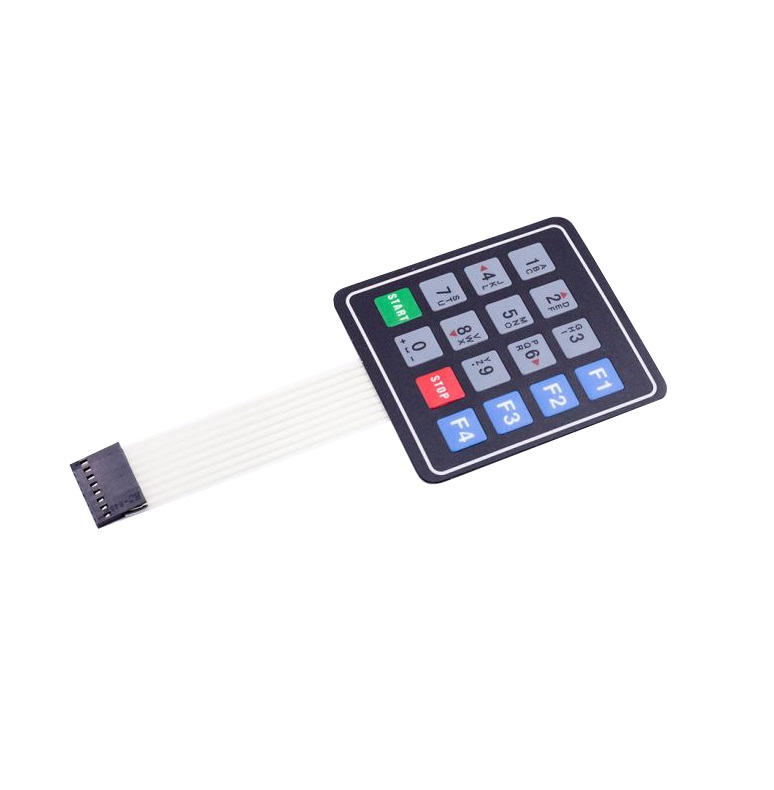 Universal 4×4 Keypad MatrixMembrane Type 16 KeysWith START And STOPButtons