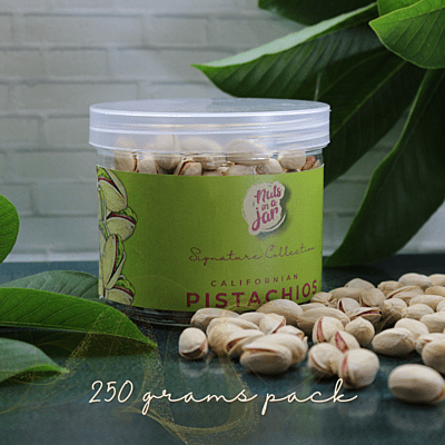 Nuts in a Jar Californian Pistachios Signature collection 250 Grams Nuts in a Jar Californian Pistachios Signature collection 250 Grams