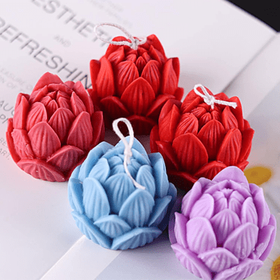 Silicon Mold Candle Flower 1 Lotus - 70g Silicon Mold Candle Flower 1 Lotus - 70g