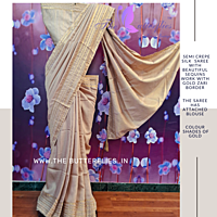 SEMI CREPE SILK SAREE DVFSCRE22876 SEMI CREPE SILK SAREE DVFSCRE22876