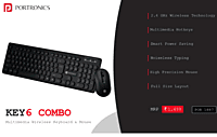 keyboard Portronics combo
