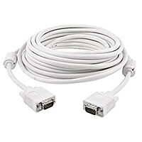 VGA Cable Male to Male 3+4 White 25 Mtr VGA Cable Male to Male 3+4 White 25 Mtr