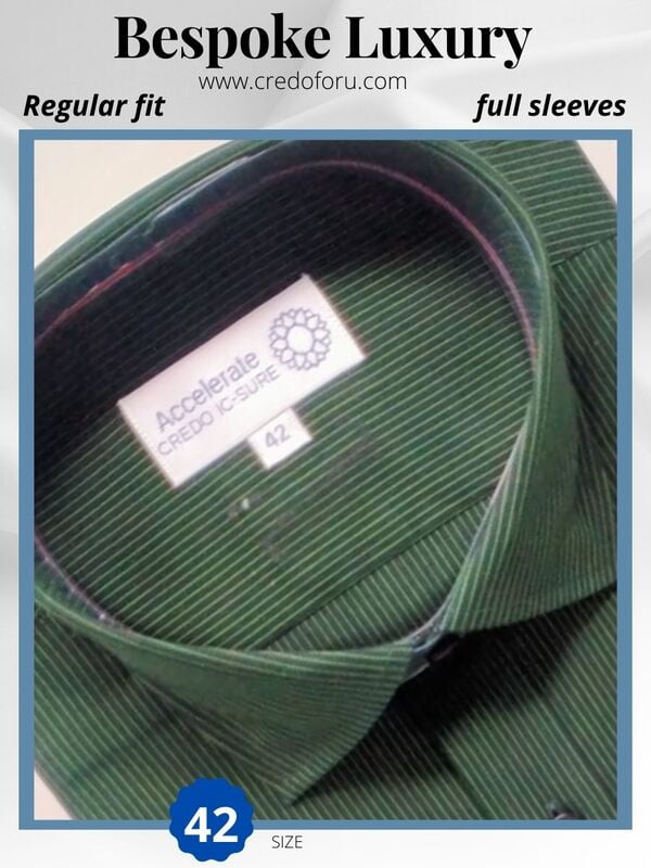 green white stripe full sleeve formal shirt green white stripe full sleeve formal shirt