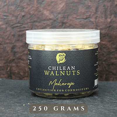 Nuts in a Jar Maharaja Chilean Walnuts 200 Grams Nuts in a Jar Maharaja Chilean Walnuts 200 Grams