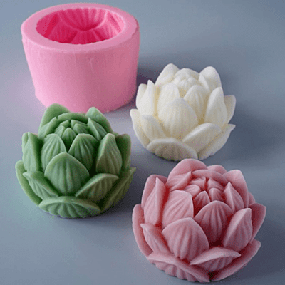 Silicon Mold Candle Flower 1 Lotus - 70g Silicon Mold Candle Flower 1 Lotus - 70g