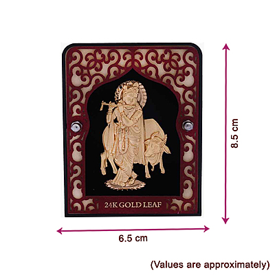 Krishna with Cow Home Decor Frame Krishna with Cow Home Decor Frame