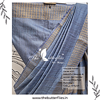 VISCOSE TUSSER SAREE YBRSTUS23388 VISCOSE TUSSER SAREE YBRSTUS23388