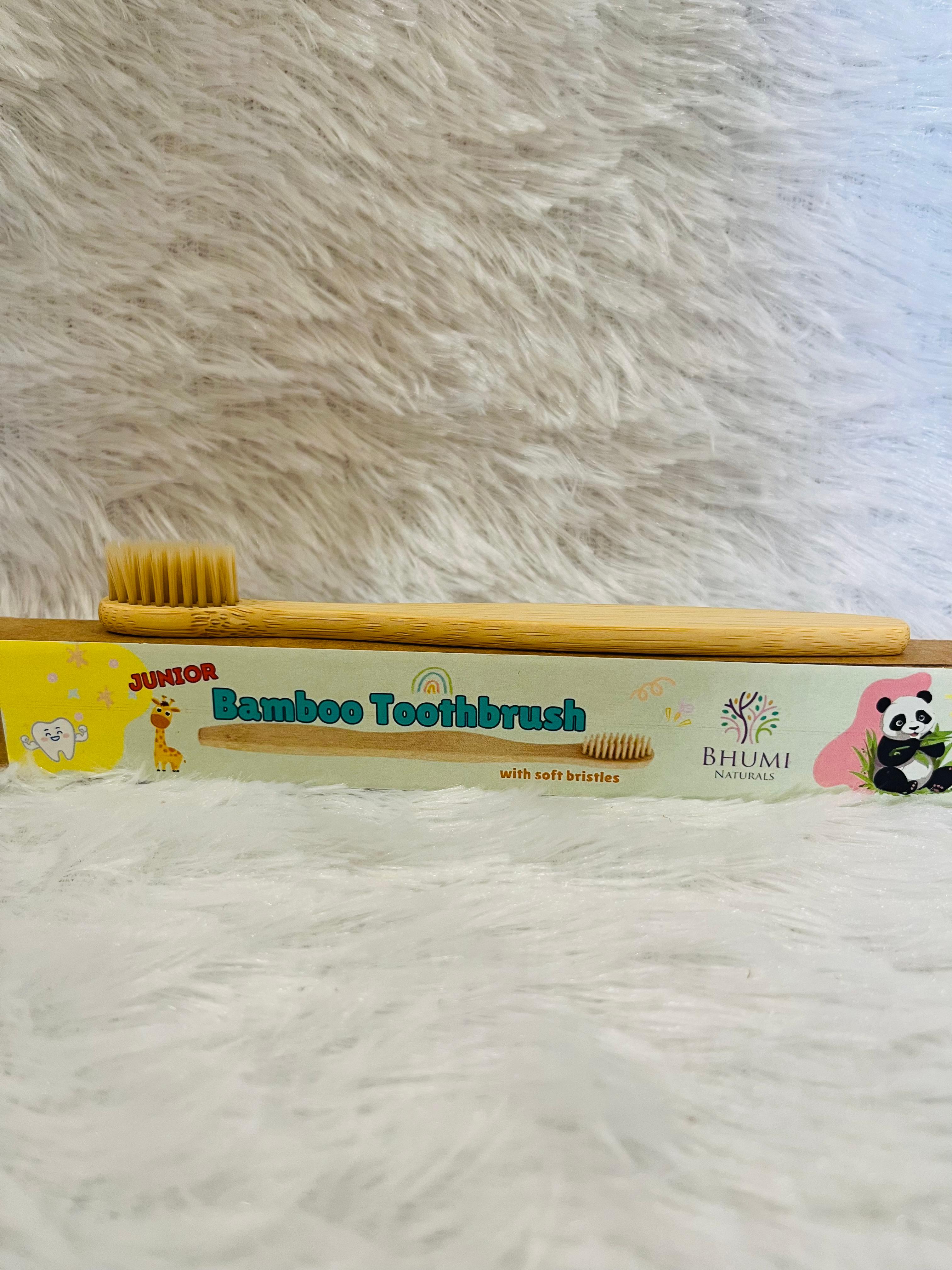Bamboo Kids Toothbrush - Ultrasoft bristles - Pack of 1