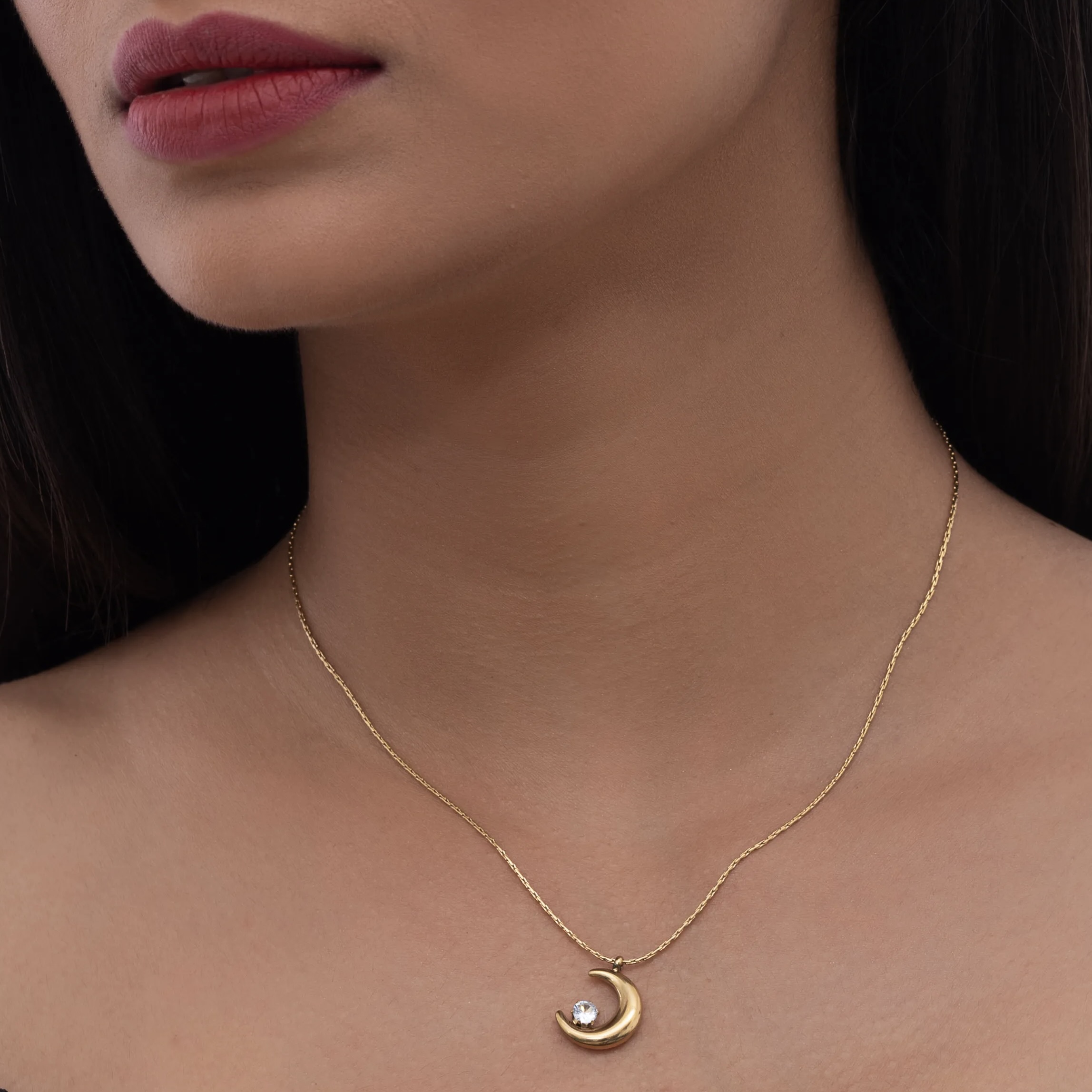 Golden Luna Necklace