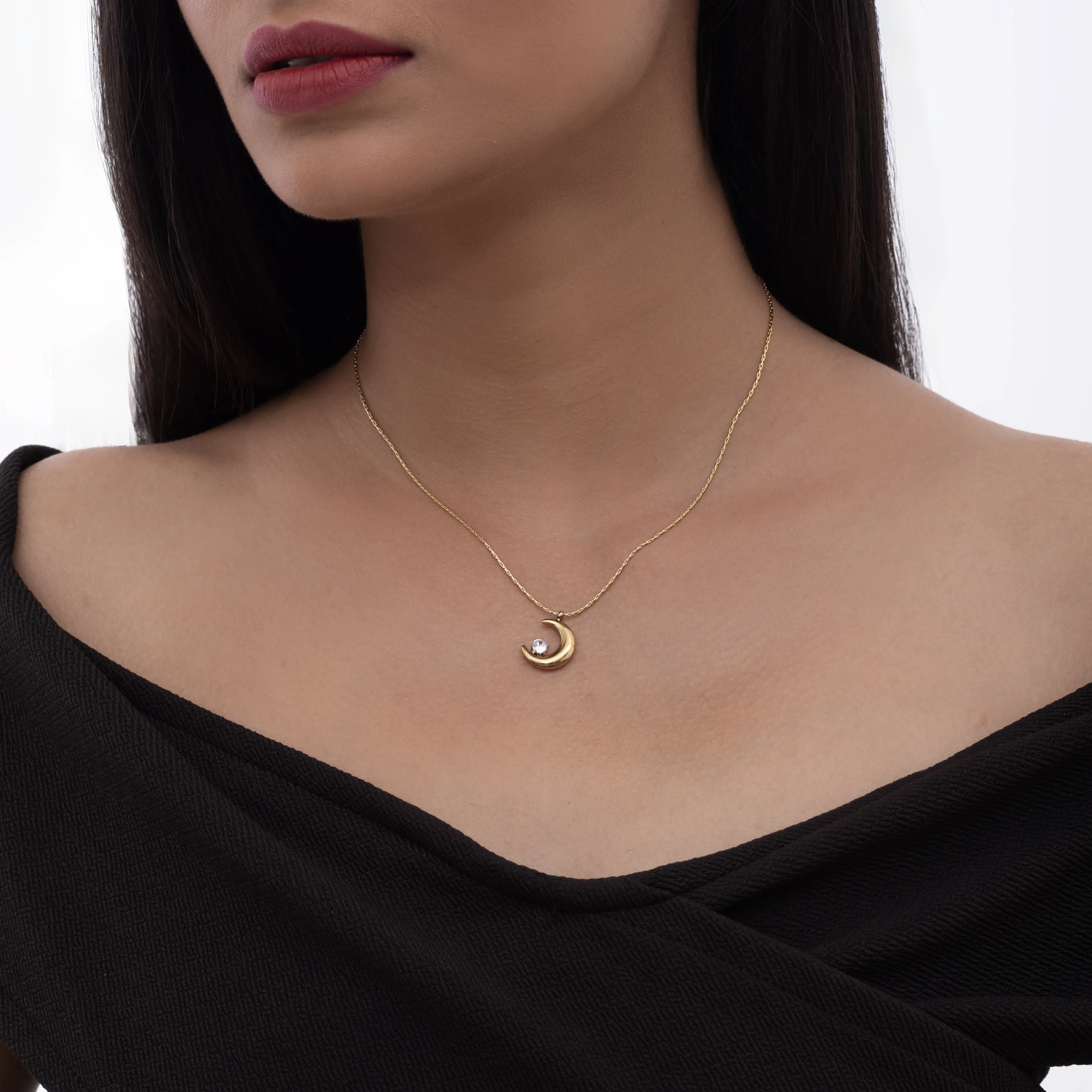 Golden Luna Necklace